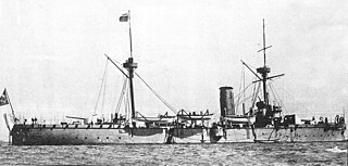 Chinese cruiser <i>Jingyuan</i> (1886) Imperial Chinese Navys Zhiyuan-class protected cruiser
