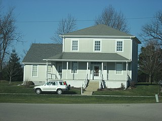 <span class="mw-page-title-main">Job Garner-Jacob W. Miller House</span> Historic house in Indiana, United States