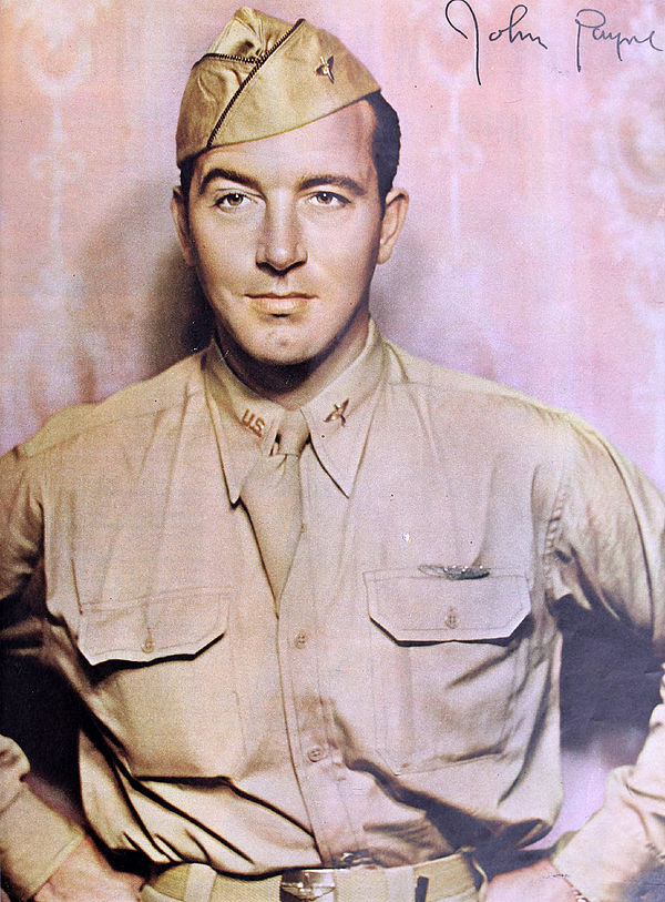 John Payne in uniform (1943)