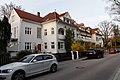 Symmetrical group of terraced houses