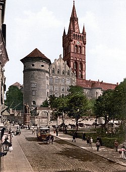 第一次世界大戦前のケーニヒスベルク城