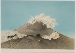 Mount Merapi (Gunung Merapi), Java. Franz Junghuhn and C.W. Mieling, 1853-1854