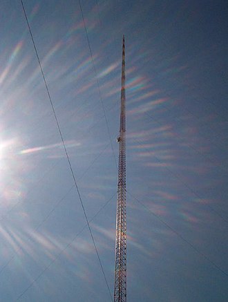 The KVLY-TV mast