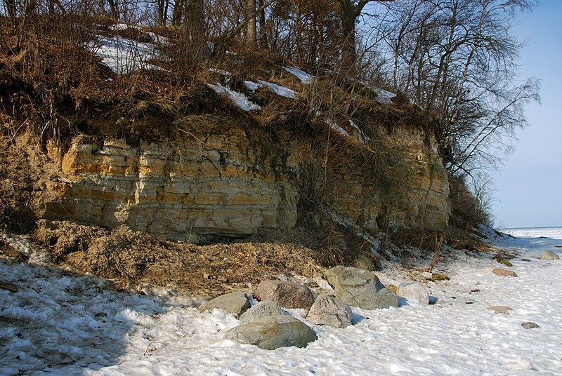 File:Kakumäe liivakivipank Tallinnas, Rocca al Mare kooli juures.JPG