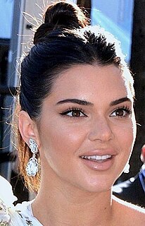 Kendall Nicole Jenner is an American model and media personality. She is best known for her role in the reality television show Keeping Up with the Kardashians.