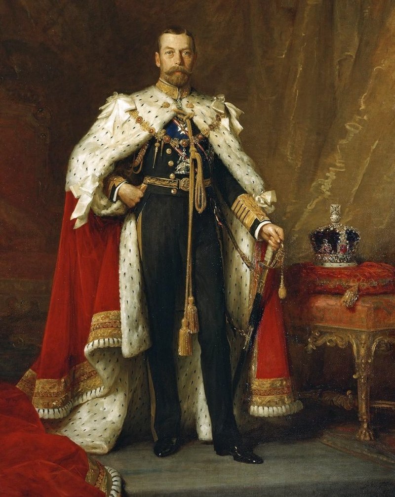 لوحة تتويج الملك جورج 1911