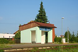 Železniční zastávka Kravaře-Kouty