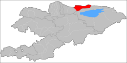 Kemin District - Localisation