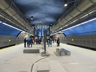 <span class="mw-page-title-main">Løren station</span> Oslo metro station