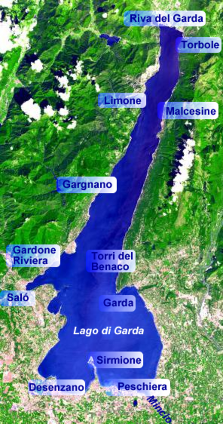 Lake Garda map