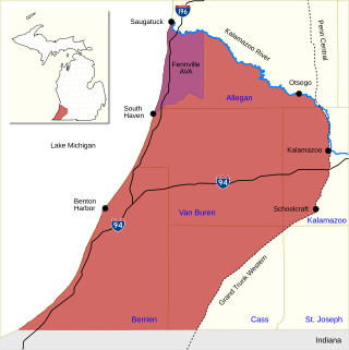 <span class="mw-page-title-main">Lake Michigan Shore AVA</span>