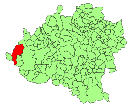 Kaart van Langa de Duero