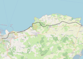 Spoorlijn Cherbourg - Barfleur op de kaart