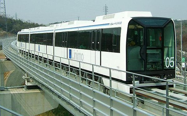 Example of low-speed urban maglev system, Linimo