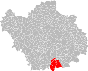 Localisation de Communauté de communes de la Région des Riceys