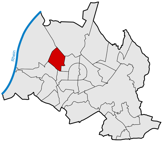 File:Locator map Nordweststadt in Karlsruhe.svg