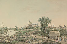 View of Speyer in 1798 Lovro Jansa - Pogled na Speyer.jpg