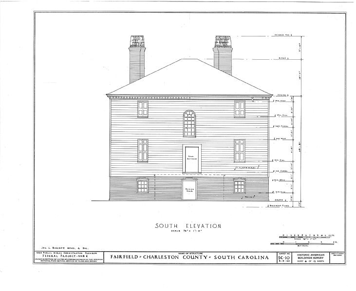 File:Lynch House, U.S. Routes 17 and 701, McClellanville, Charleston County, SC HABS SC,10-MCCLEL.V,2- (sheet 6 of 12).tif