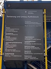 Ruffiniblock Bautafel