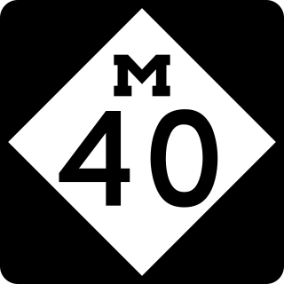 M-40 (Michigan highway) State highway in Cass, Van Buren, and Allegan counties in Michigan, United States