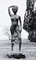 MARY AT THE PENOBSCOT 72" bronze Private Collection: Seattle, Washington.