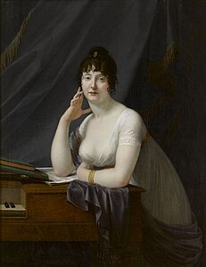 Madame Antoine-Vincent Arnault, née Marie-Jeanne Catherine dite Sophie Guesnon de Bonneuil (Salon de 1806). Musée des châteaux de Versailles et de Trianon (attribution).