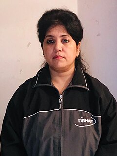 Mantu Ghosh Indian table tennis player