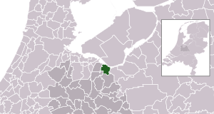 Carte de localisation de Bunschoten