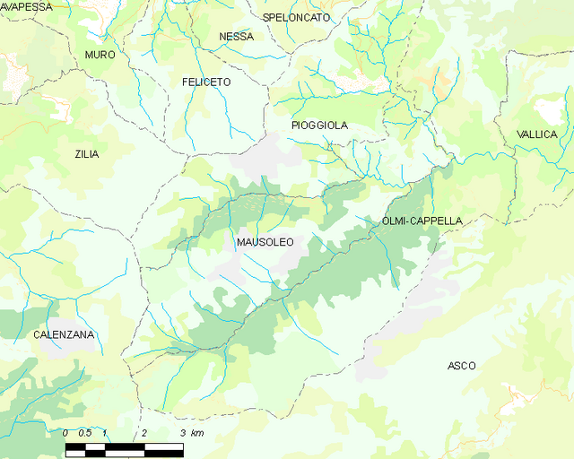 Mausoléo - Localizazion