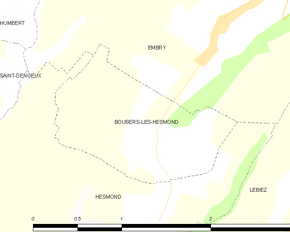 Poziția localității Boubers-lès-Hesmond