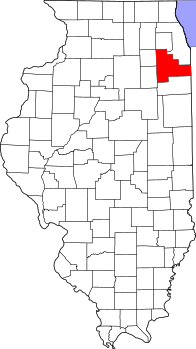 Map of Illinois highlighting Will County.svg