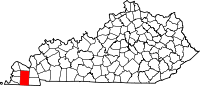 Map of Kentucky highlighting Graves County.svg