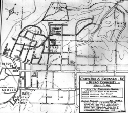 Map of Pottersfield, 1944