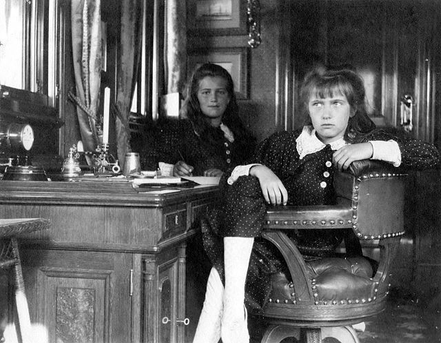 Grand Duchess Maria and Anastasia, 1911