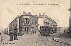SAINT-CHAMOND - Entrée de la Ville, Rue de Saint-Étienne