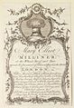 Trade card for Mary Elliott, milliner, 1757