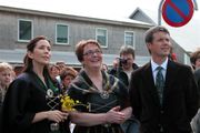 Their Royal Highness The Crown Prince and Crown Princess of Denmark in Vágur, Faroe Islands (21 June 2005)