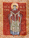 Saint Maternus of Cologne Maternus von Koeln, Egbert Psalter.jpg