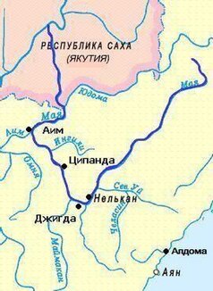 Course of the Severny Ui (Сев. Уй)