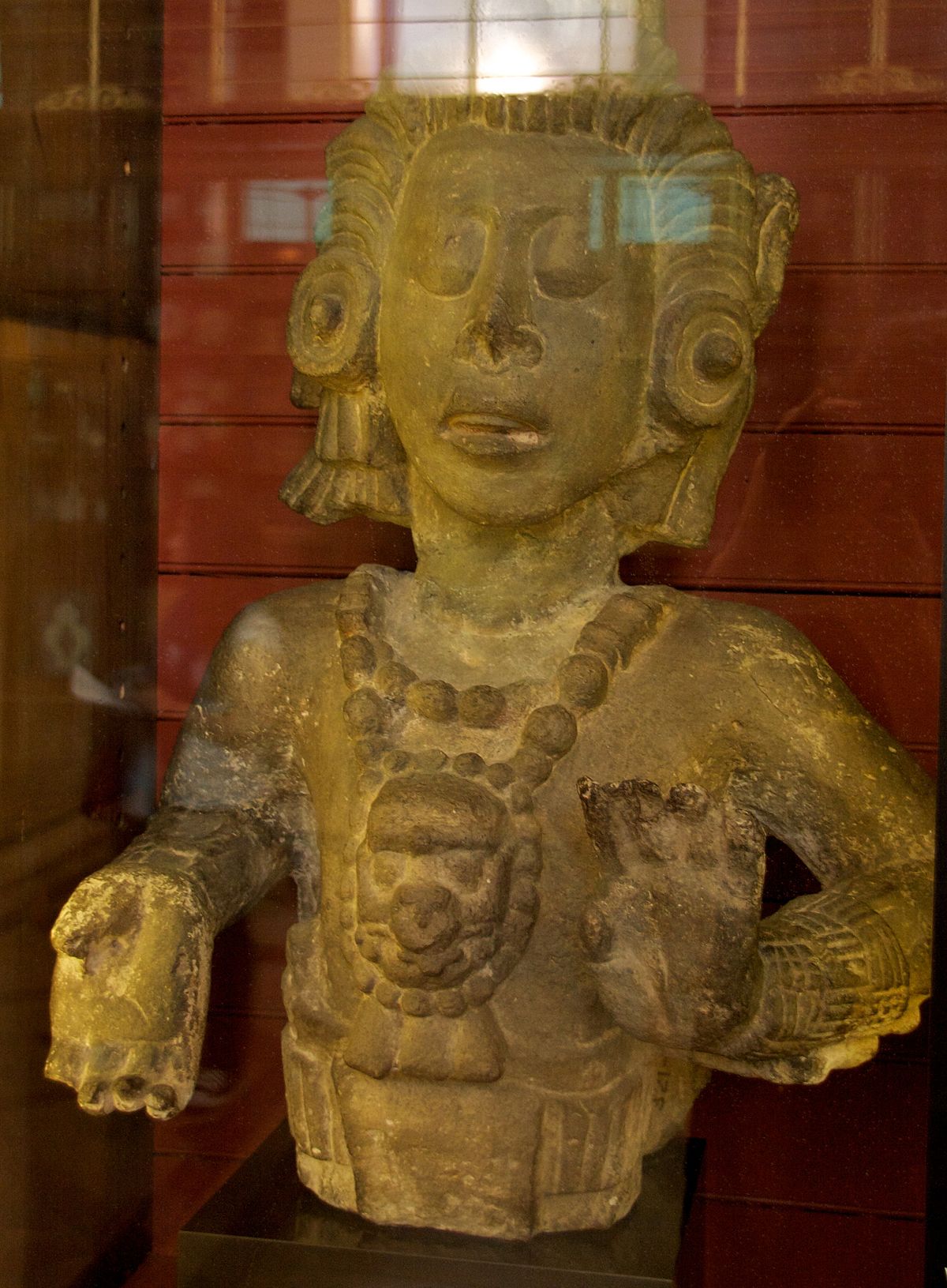 mayan goddess statue