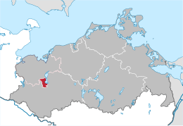 Schwerin - Mapa