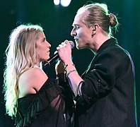 Melodifestivalen 2020, Malmo, Ellen Benediktson, Simon Peyron 04.jpg