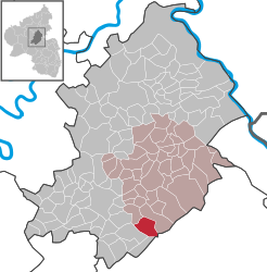 Mengerschied - Carte