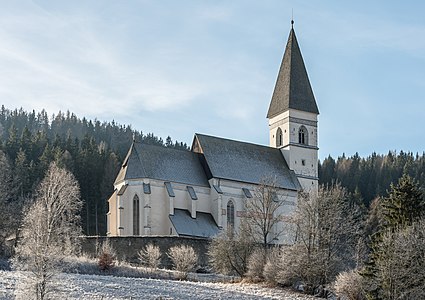 Subsidiary and pilgrimage church Saint Wolfgang in Grades, Metnitz, Carinthia, Austria