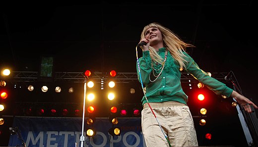 Mette Lindberg op Metropolis 2009.