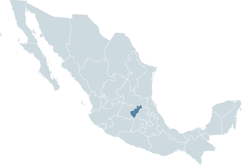 File:Mexico map, MX-QUE.svg