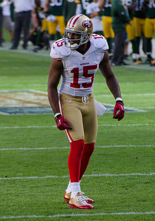 Crabtree with the San Francisco 49ers in 2012
