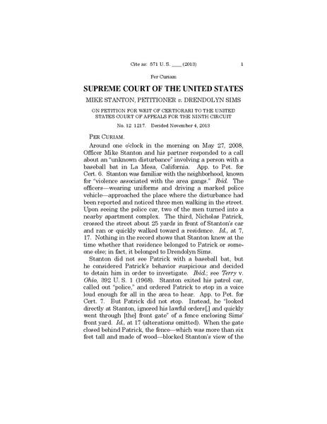 File:Mike Stanton v. Drendolyn Sims.pdf