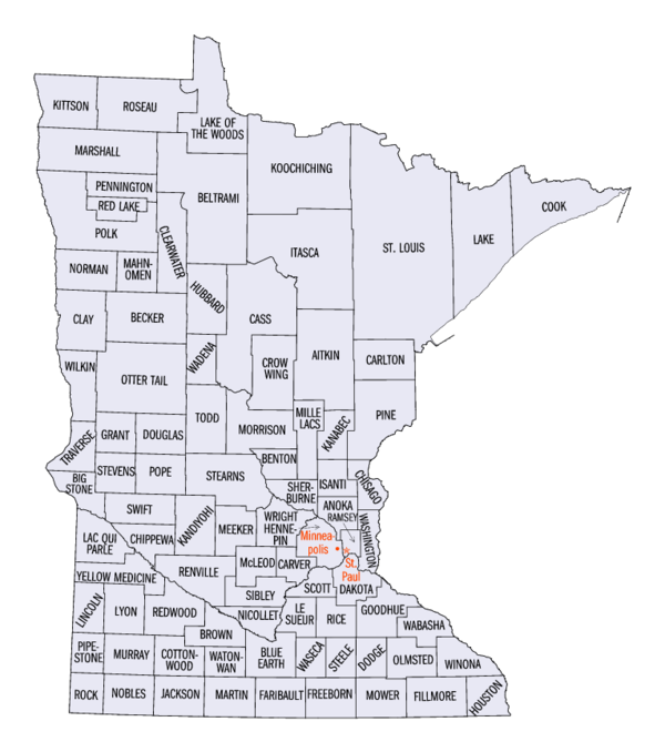 Штат миннесота на карте сша. Minnesota County. Minnesota Map. Миннесота административное деление. Minnesota State Map.