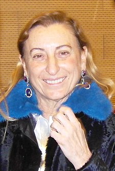 Miuccia Prada (21. ledna 2011)